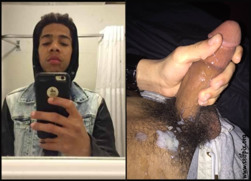 Horny Black Teen Boy Marcel submitted his nude Self Shots!
