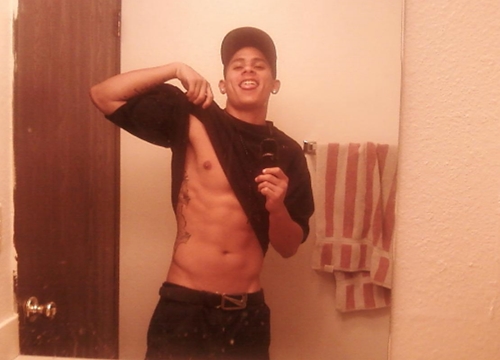 Nude Ebony Teen Boy Self Pics! 
